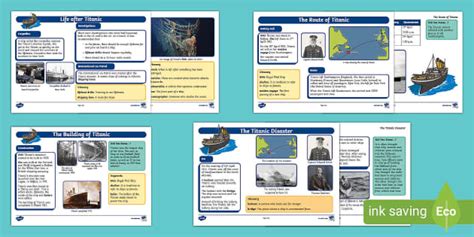 Ks Titanic Fact File Pack Differentiated Teacher Made