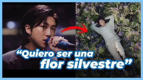 Lo que NO ENTENDISTE de WILD FLOWER de RM SIGNIFICADO del álbum