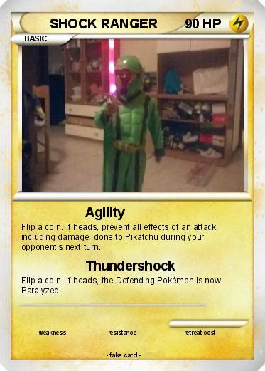 Pok Mon Shock Ranger Agility My Pokemon Card