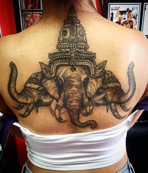 3 headed elephant tattoo - melody-spaulding