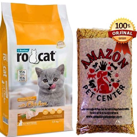 Rocat Kitten Yavru Kedi Maması Tavuklu Açık 1 Kg AMAZONPETCENTER