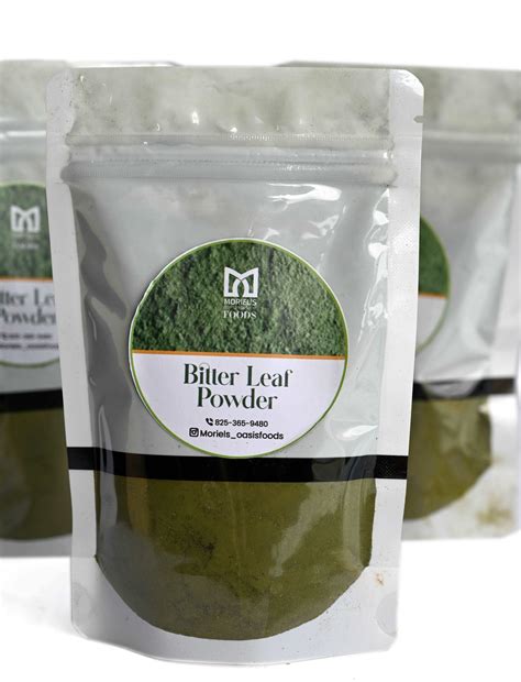 Bitter Leaf Powder – Moriels Oasis Foods
