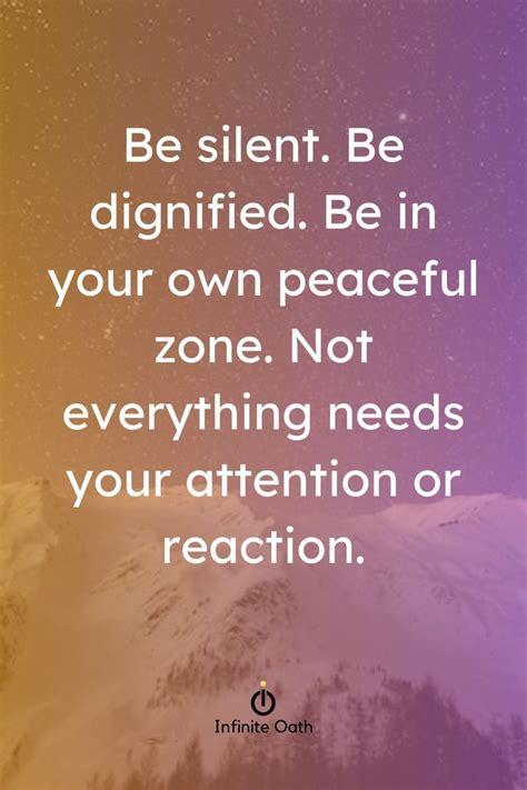 Be Peaceful In Silent Quotes Silence Quotes Daily Quotes Positive