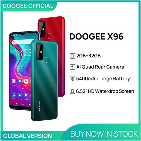 โทรศพทDOOGEE X96 Cellhones 2GB RAM 32GB ROM Octa Core 13M Quad Camera