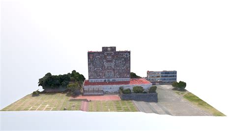 Biblioteca Central UNAM_3D Model - 3D model by Ninoer [a215eaf] - Sketchfab