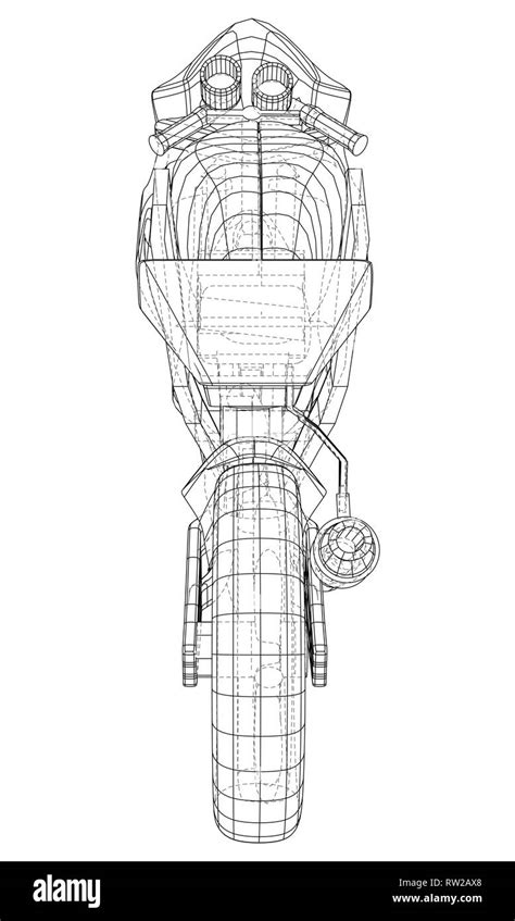 Motorbike Engine Drawing Hi Res Stock Photography And Images Alamy