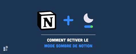 Comment Activer Le Mode Sombre De Notion Sync