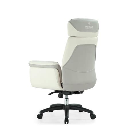 Eureka Royal Executive Sofa Chair White Gaming Chairs Desks Jb