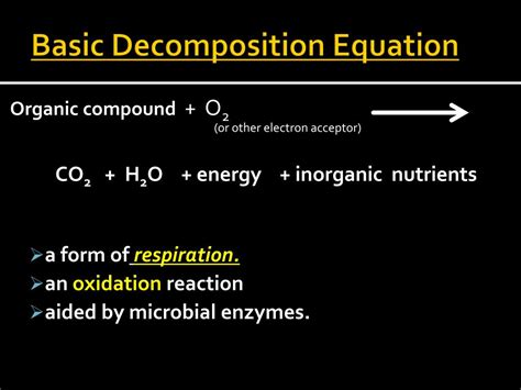 PPT - Soil Organic Matter and Decomposition PowerPoint Presentation ...