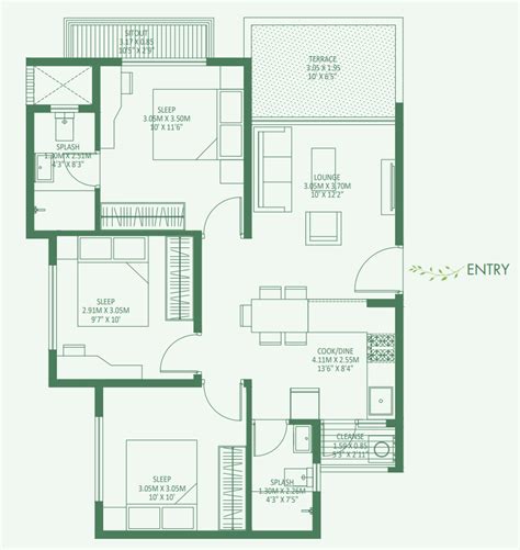 Godrej Royale Woods Devanahalli Bangalore Floor Plan