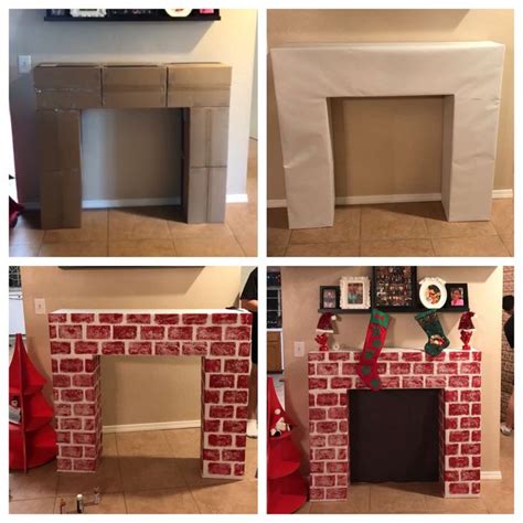 Cardboard Brick Fireplace Decoration Fireplace Guide By Linda