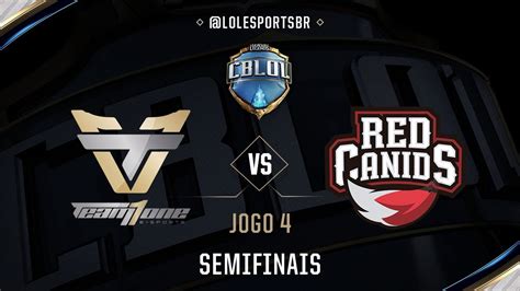 Team ONe X Red Canids Jogo 4 Semifinal CBLoL 2017 YouTube