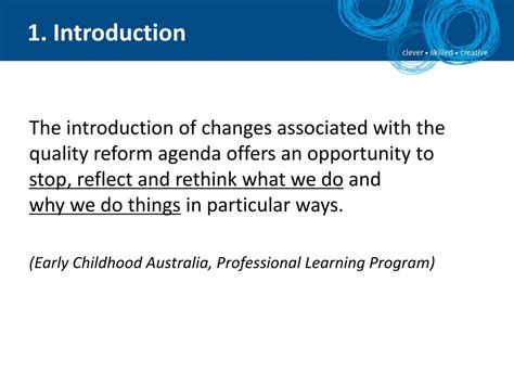 Ppt National Quality Framework Self Assessment And Quality Improvement Planning Podcast Series