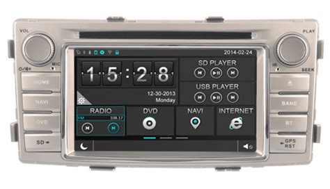 Autoradio GPS Toyota Hilux Depuis 2012 Poste Tactile GPS DVD