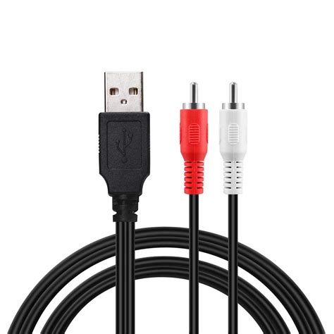 Duttek Av Kabel Cinch Auf Usb Kabel Usb Stecker Zu Cinch