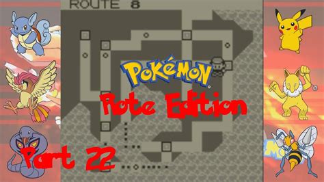 Let s Play Pokémon Rote Edition German 22 Route 8 YouTube