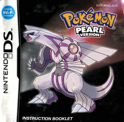 Pok Mon Pearl Version Cover Or Packaging Material Mobygames