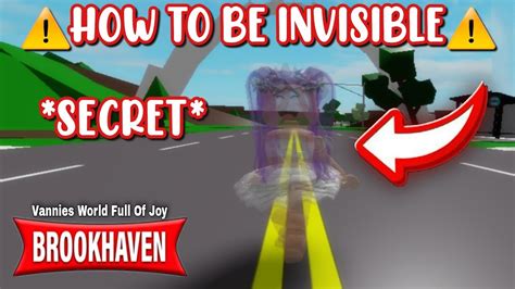 😱🤯secret How To Be Invisible In Brookhaven 🏡rp Roblox Brookhaven 🏡rp