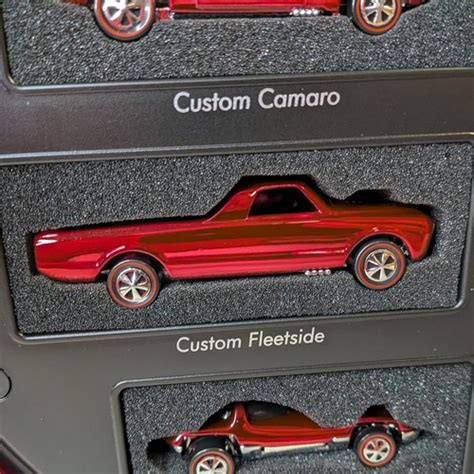 Hot Wheels RLC Mattel 80th Anniversary Set Custom Fleetside New W Foam Insert EBay