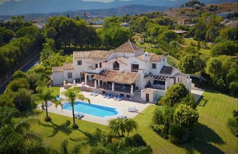 Elegant Andalusian Style Mansion In Los In Benahavís Andalusia Spain