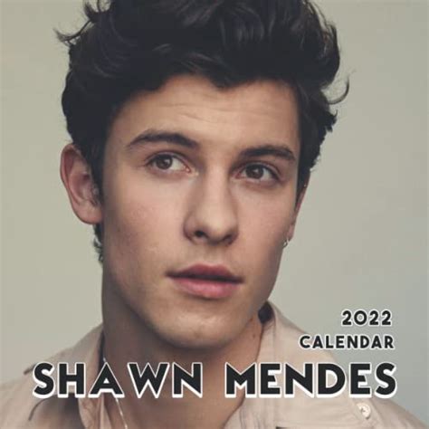 Shawn Mendes 2022 Calendar Shawn Mendes Calendar Monthly Colorful