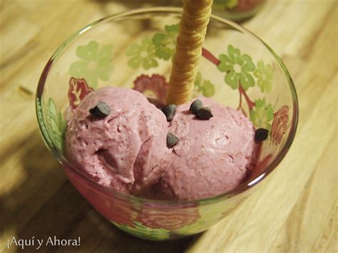 Aquí y Ahora Helado de cerezas