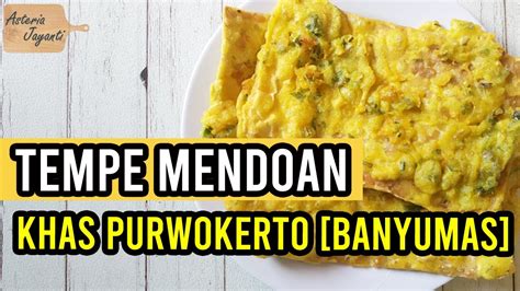 Resep Tempe Mendoan Renyah Tahan Lama Youtube