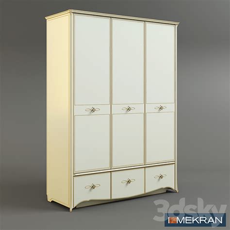 Mekran Wardrobe Display Cabinets D Model