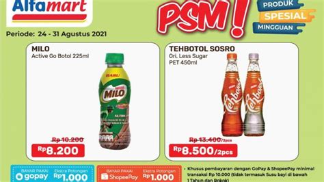 Info Promo Alfamart Psm Produk Spesial Mingguan Terbaru Harga