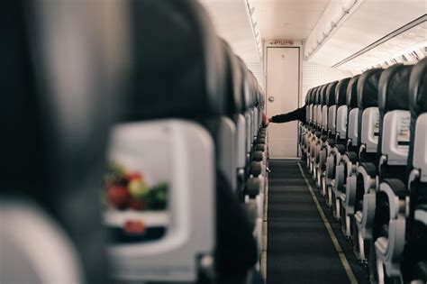 Premium Photo Empty Seats In Airplane