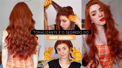 COMO TONALIZAR O CABELO RUIVO Tudo Sobre Tonalizantes YouTube