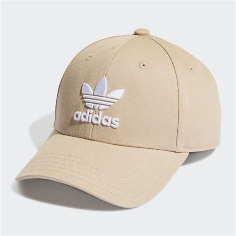 Adidas Trefoil Baseball Cap Beige Adidas India