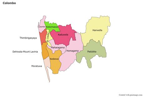 Sample Maps For Colombo