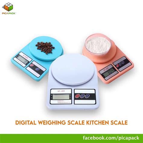 3 Colors Avail Digital Weighing Scale Kitchen Scale Plastic Digital