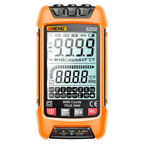 ANENG SZ02 Smart Digital Multimeter Auto Range 9999 Counts NCV