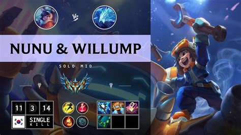 Nunu And Willump Mid Vs Anivia Kr Challenger Patch 14 12 Youtube