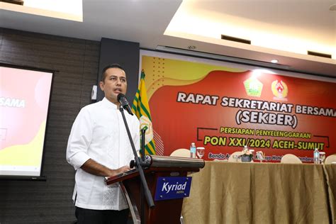 Aceh Sumut Pertama Kalinya Dua Provinsi Jadi Tuan Rumah Pon Xxi