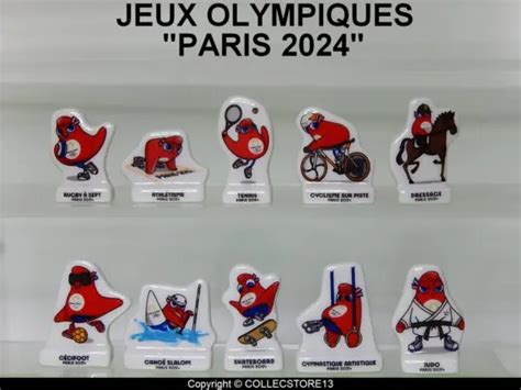 Serie Complete De Feves Les Jeux Olympique De Paris F Ves De