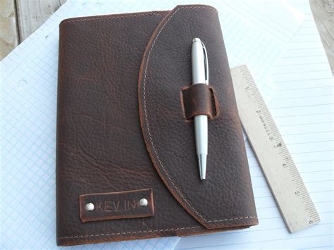 Handmade Refillable Leather Journal With Pen The