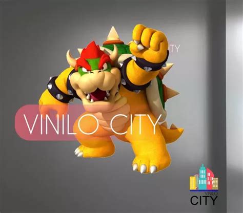 Bowser Mario Bros En Vinil Adhesivo Mod A Env O Gratis