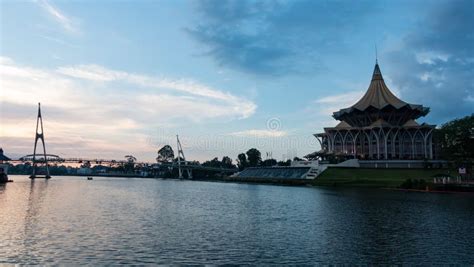 Dewan Undangan Negeri Sarawak Editorial Stock Photo Image Of Lake