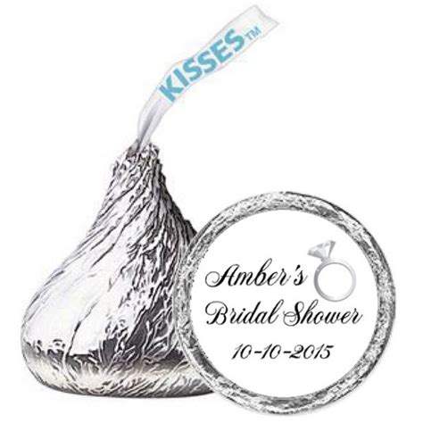 Hershey Kiss Stickers Bridal Shower Etsy