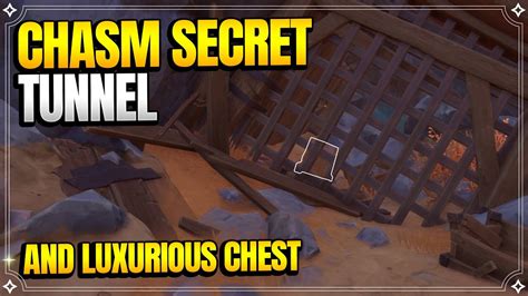 Chasm Secret Tunnel Luxurious Chest World Quests And Puzzles