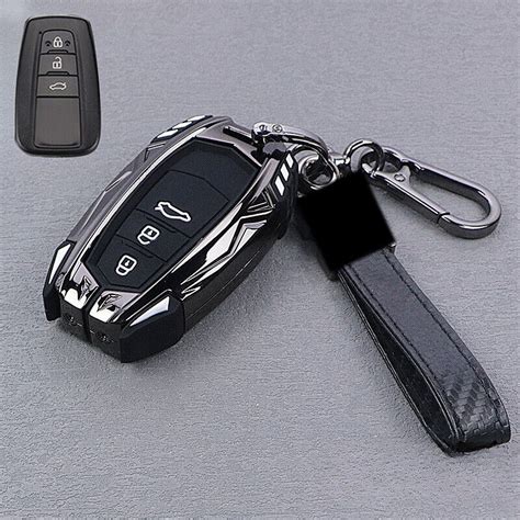 Zinc Alloy Silicone Car Key Fob Case Cover For Toyota Camry Rav Avalon