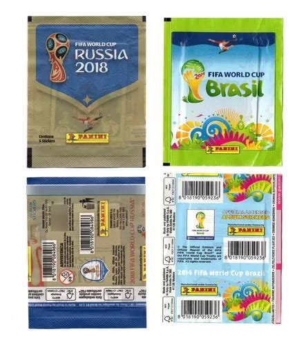 Pacotinho Lacrado Copa 2014 E 2018 Envelope Figurinhas Parcelamento