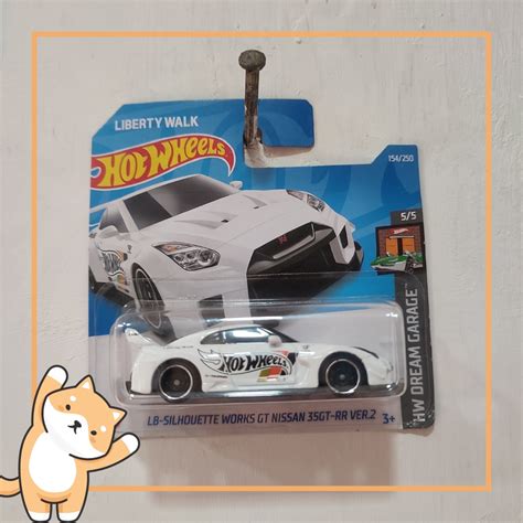 Hot Wheels Hotwheels PUTIH Rodas Quentes Cartão Curto Regular LB Silhouette Works GT Nissan 35GT
