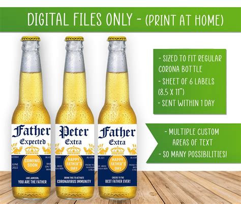 Custom Beer Labels Custom Corona Beer labels DIGITAL FILE | Etsy