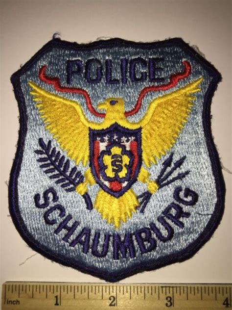 Schaumburg Police Patch Ebay