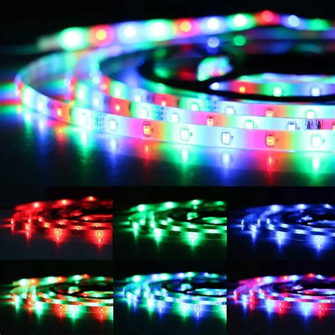 Strip Light Smd V Flexible Light Waterproof M Leds Rgb Led