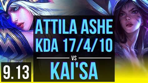 Attila Ashe Tahm Kench Vs Kai Sa Karma Adc Kda Euw